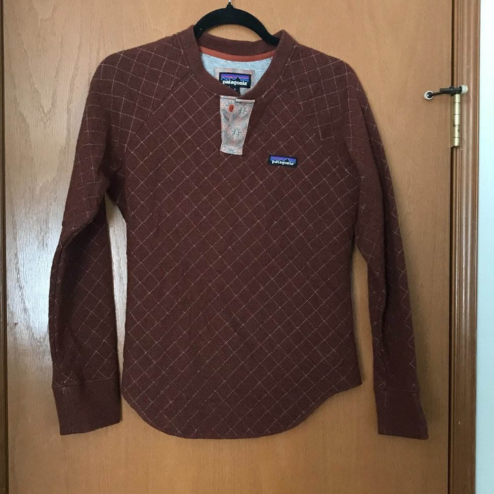 NWOT Patagonia Women's Limited Edition Quilt Sweatshirt - Medium - Rust